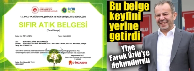 Bakanlık 'Bolu en temiz şehirlerden biri' dedi