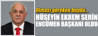 Encümen başkanı Serin oldu