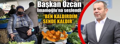 Özcan işgaliye paralarını kaldırdığını söyledi