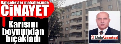 Yaşlı adam karısını öldürdü