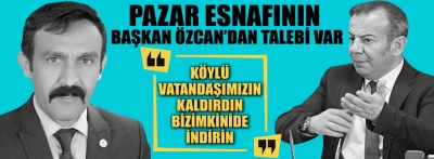 Pazarcı esnafı indirim bekliyor