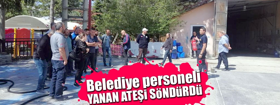 Bolu'da belediye personeline yangın eğitimi verildi