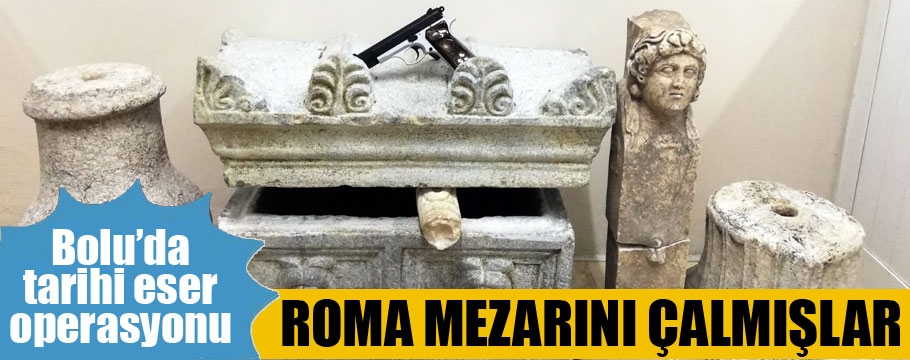 Roma dönemine ait olduğu değerlendirilen objeler ele geçirildi