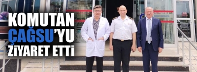İl jandarma Komutan Yardımcısı Özgür Kılıç' dan Çağsu'ya ziyaret