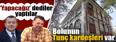 Tunç kardeşlerin sayesinde Çocuk polikliniği problemi çözüldü