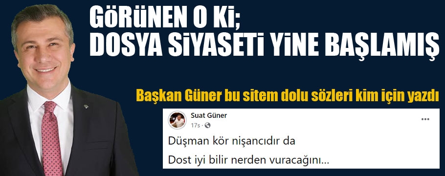 AK Parti'de kirli dosya siyaseti mi başladı !