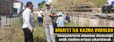 Antik stadion ortaya çıkartılacak 