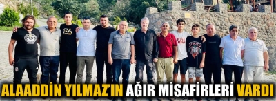 Alladdin Yılmaz, Cumhurbaşkanının dünürünü ağırladı