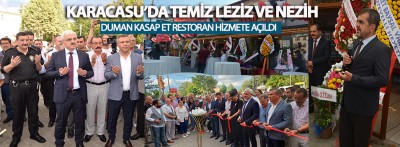 DUMAN KASAP ET RESTORAN HİZMETE AÇILDI