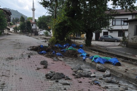 İşte selden geri kalan manzara