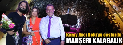 Koray Avcı konserine binlerce kişi katıldı