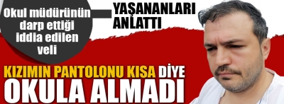 Darp edildiği iddia edilen veli konuştu