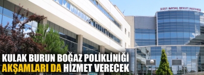 KKB polikliniği akşamları da hizmet verecek