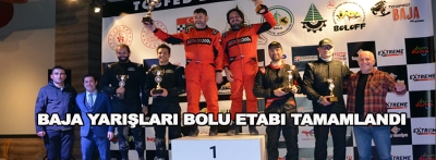 BAJA YARIŞLARI BOLU ETABI TAMAMLANDI