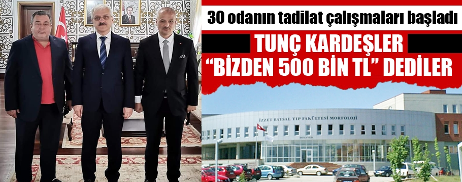 Tunç kardeşler yine üzerine düşeni yaptı