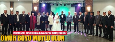 Muhteşem bir düğünle hayatlarını birleştirdiler