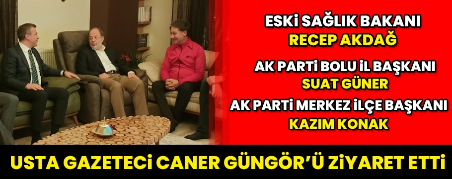 Usta Gazeteci Caner Güngör'e Evinde Ziyaret