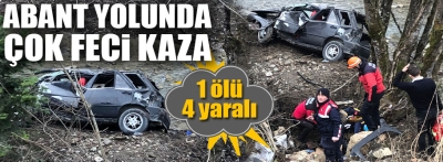 Abant yolunda ölümlü trafik kazası