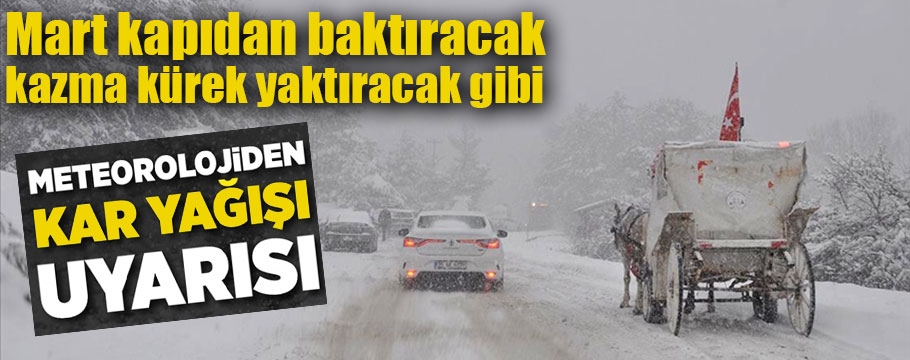 Bolu'ya yoğun kar yağacak
