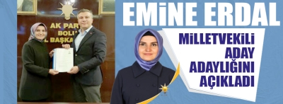 İlk resmi müracaatı Emine Erdal yaptı