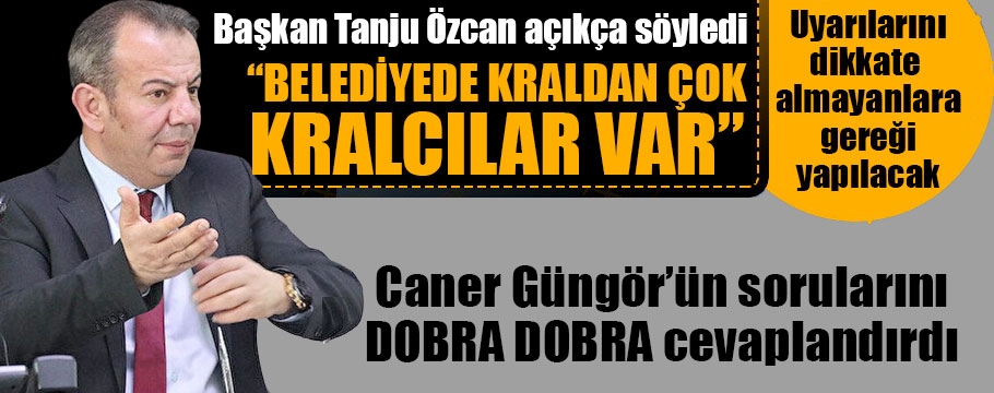 Başkan Özcan Gümgör'e dobra dobra konuştu