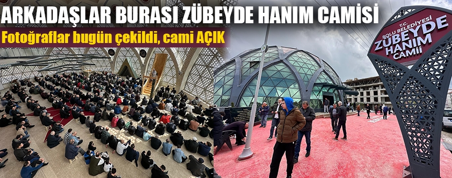 Değerli arkadaşlar cami kapalı falan değil