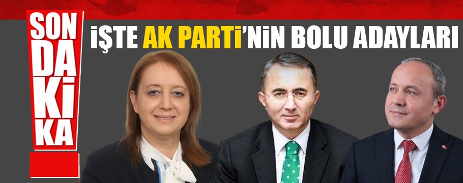 İşte AK Parti'nin adayları