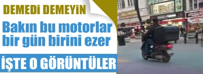 Caddeye motosiklet girişi yasaklansın