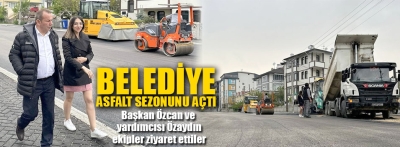 Asfalt sezonun startı Sümer Mahallesi'nden verildi