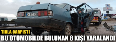 Bolu'da tırla çarpışan otomobildeki 8 kişi yaralandı