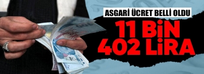 Asgari ücret zammı belli oldu