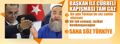 Başkan Özcan "ne cemaat ne tarikat bırakacağım" dedi