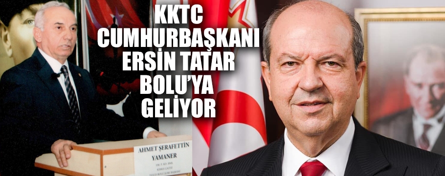 KKTC Cumhurbaşkanı Bolu'ya geliyor