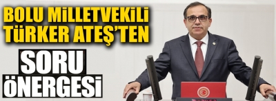 Türker Ateş ilk soru önergesini verdi