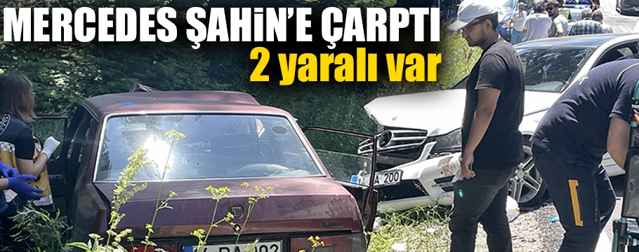 Bolu'da otomobilin çarptığı park halindeki araçtaki 2 kişi yaralandı