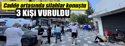 Bolu'da cadde ortasında silahlar konuştu, 3 yaralı var