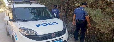 Bolu'da orman yangınlarına karşı polis denetimi