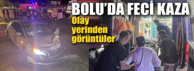 Bolu'daki trafik kazasında 2 kişi yaralandı