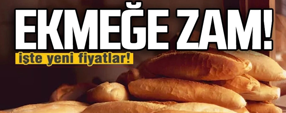 Bolu'da ekmeğe zam geldi, işte yeni fiyat