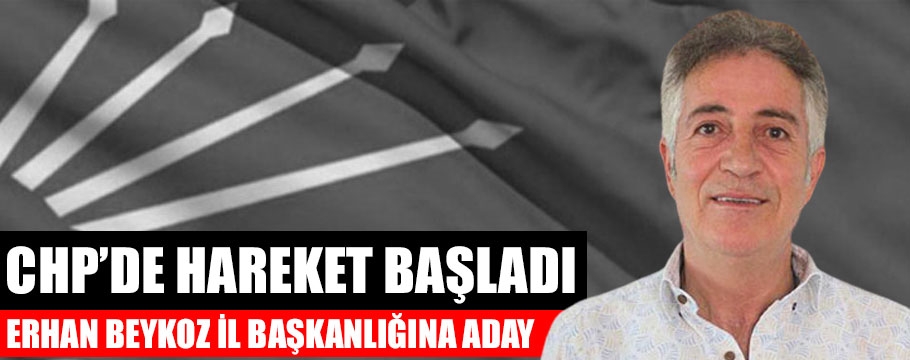 CHP'de hareket başladı, Erhan Beykoz il başkanlığına aday