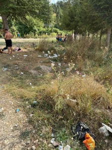 Bolu'da bu cennet köşesi gibi yeri şehir çöplüğüne çevirdiler