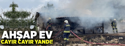Bolu'da bakıcı evinde yangın çıktı