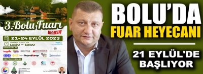 Bolu'da fuar heyecanı başlıyor