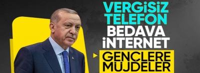 Cumhurbaşkanı Erdoğan, gençlere vergisiz telefonun ayrıntılarını açıkladı