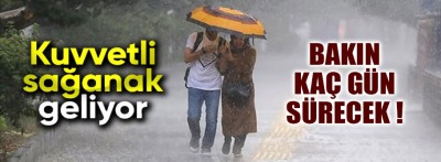 Bolu'da hava serinleyecek, sağanak yağışlar geliyor