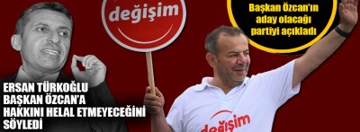 Türkoğlu başkan Özcan'ın aday olacağı partiyi açıkladı