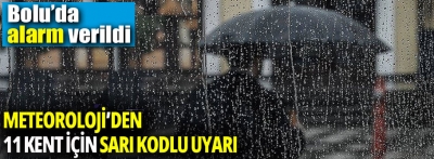 Meteoroloji'den Bolu için sarı kodlu uyarı