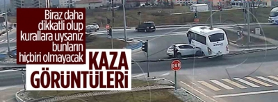 Bolu’da 2023 yılının bazı trafik kazaları kamerada