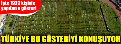 Bolu'da yapılan bu gösteriyi Türkiye konuşuyor