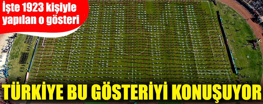 Bolu'da yapılan bu gösteriyi Türkiye konuşuyor